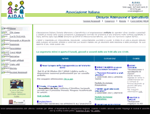 Tablet Screenshot of aidaiassociazione.com